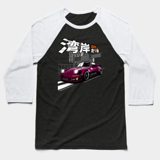 Porsche Yoshida Specials 930 Mid Night Club Baseball T-Shirt